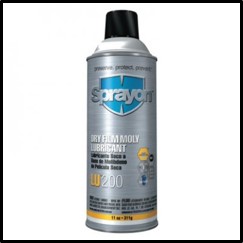 425-S00610000 Sprayon Dry Moly 11.5 OZ ANTI-STATIC SPRAY